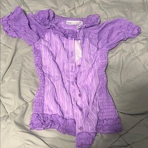 Stylish Purple Kids Blouse